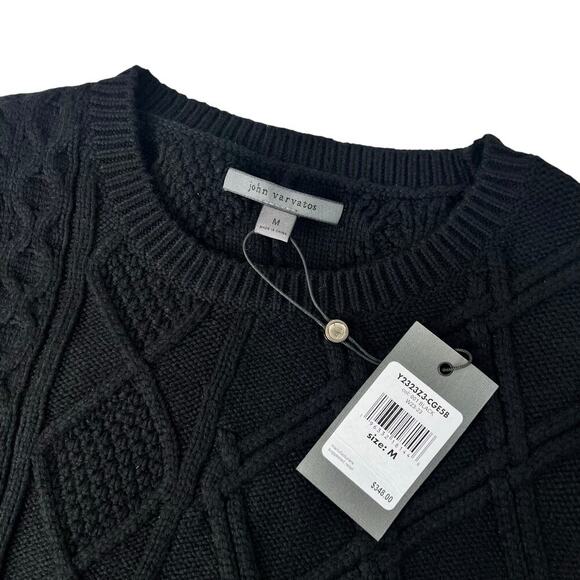 New John Varvatos Dotel Crewneck Sweater Size M - Picture 3 of 9